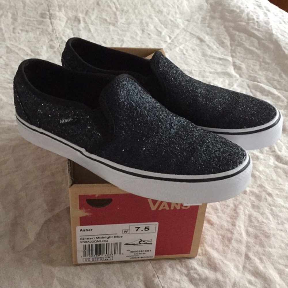Vans Asher Slip On, Midnight Blue